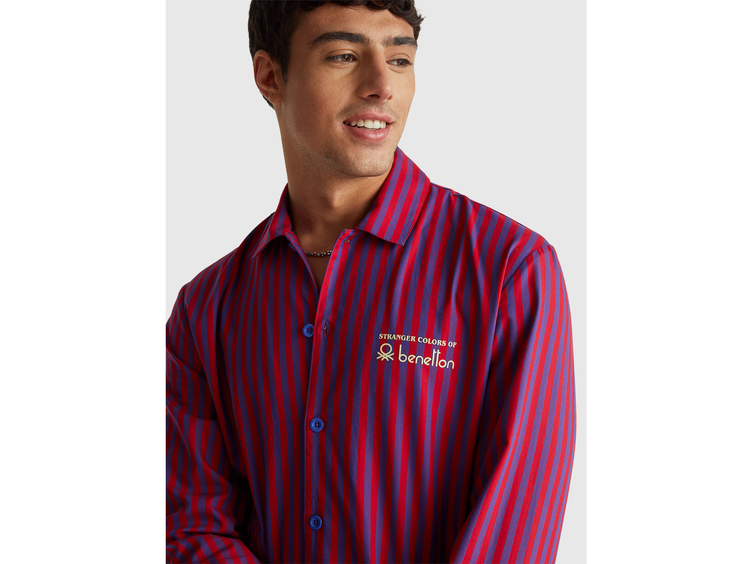 PYJAMA(JACKET+TROUSE Men image number 4